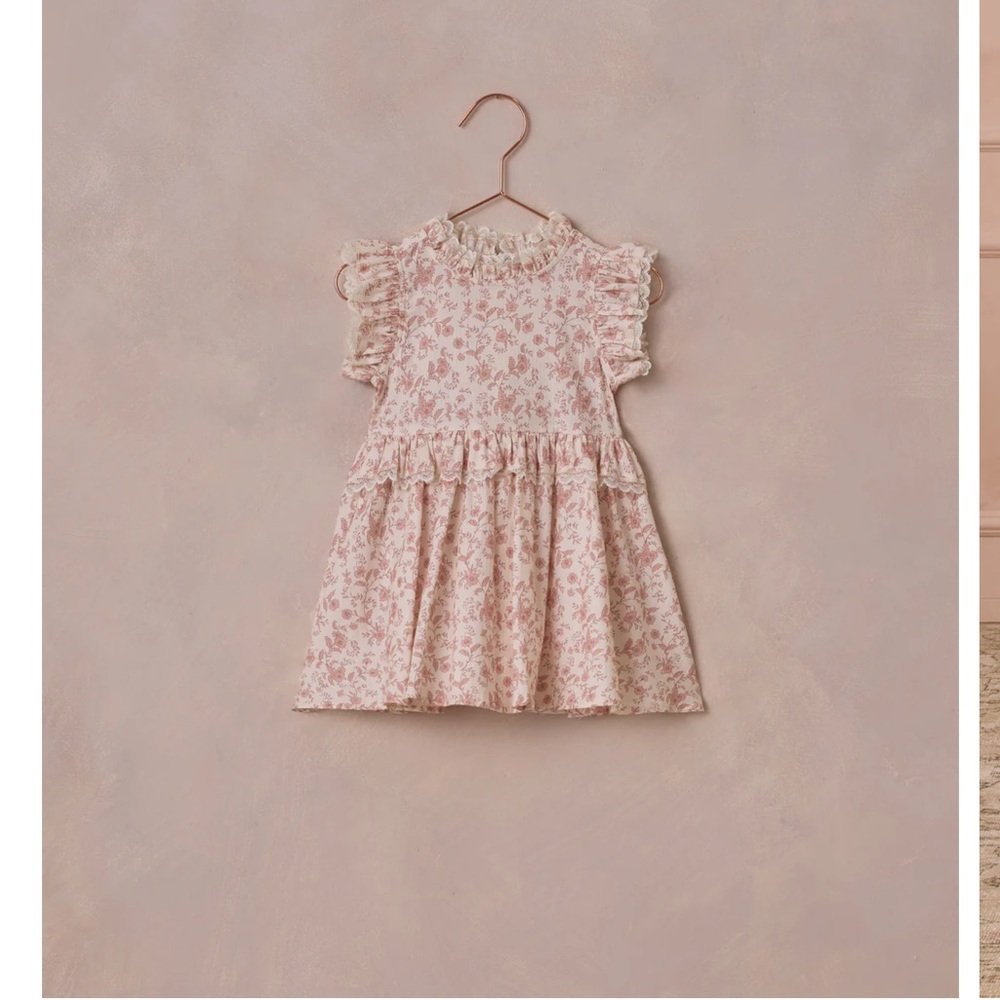 Baby girl - Floral Ruffle Sleeve Dress